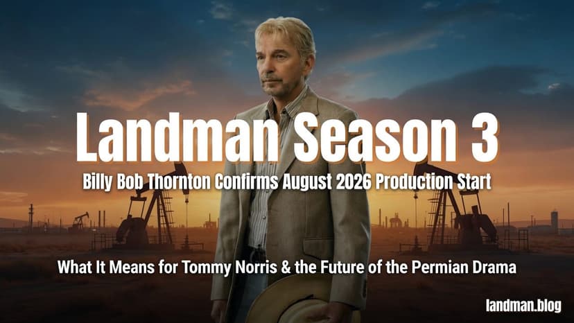 Landman Season 3: Billy Bob Thornton Confirms August 2026 Production Start – What It Means for Tommy Norris, the Norris Family, and the Future of the Permian Drama