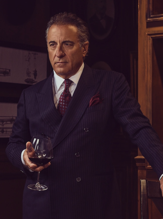 Gallino (Andy Garcia) - Official photo from IMDb Landman media gallery