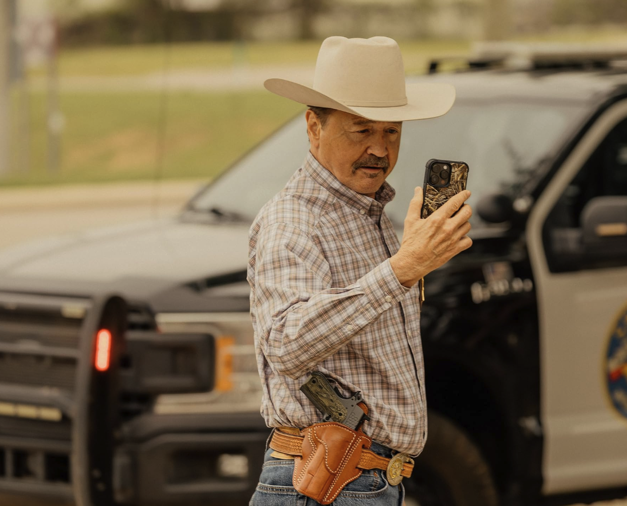 Sheriff Walt Joeberg (Mark Collie) - Official photo from IMDb Landman media gallery