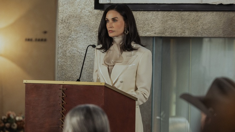 Sam Elliott as T.L. Norris in Landman, representing the classic Western male archetype and generational legacy in Taylor Sheridan's storytelling
